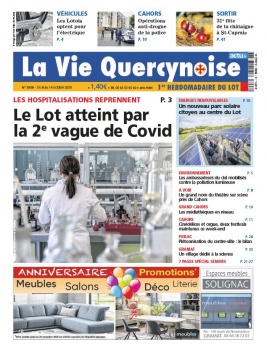 La Vie Quercynoise N°3906 du 08 octobre 2020 à télécharger sur iPad