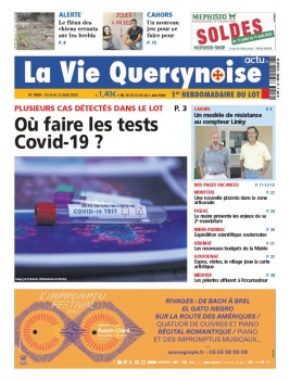 La Vie Quercynoise N°3899 du 06 août 2020 à télécharger sur iPad
