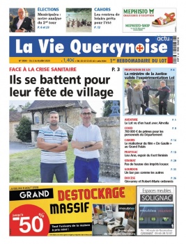 La Vie Quercynoise N°3894 du 02 juillet 2020 à télécharger sur iPad