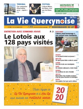 La Vie Quercynoise N°3868 du 02 janvier 2020 à télécharger sur iPad