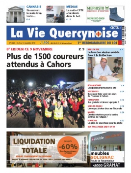 La Vie Quercynoise N°3860 du 07 novembre 2019 à télécharger sur iPad