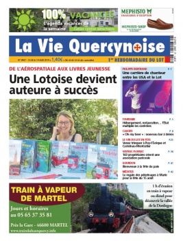 La Vie Quercynoise N°3847 du 08 août 2019 à télécharger sur iPad