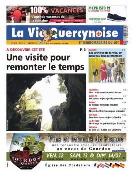 La Vie Quercynoise N°3843 du 11 juillet 2019 à télécharger sur iPad