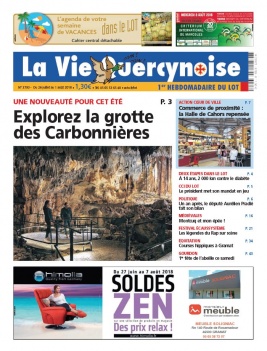 La Vie Quercynoise N°3793 du 26 juillet 2018 à télécharger sur iPad