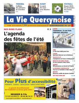 La Vie Quercynoise N°3787 du 14 juin 2018 à télécharger sur iPad