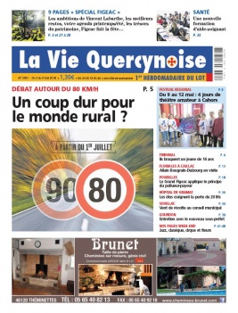 La Vie Quercynoise N°3781 du 03 mai 2018 à télécharger sur iPad