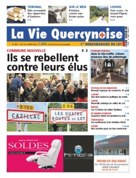 La Vie Quercynoise N°3821 du 07 février 2019 à télécharger sur iPad