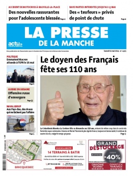 Lisez La Presse de la Manche du 11 mai 2024 sur ePresse.fr
