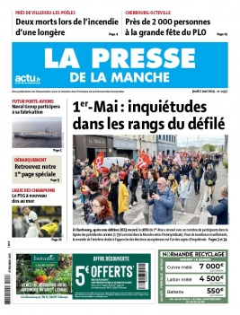 Lisez La Presse de la Manche du 02 mai 2024 sur ePresse.fr
