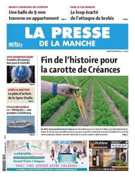 Lisez La Presse de la Manche du 25 avril 2024 sur ePresse.fr