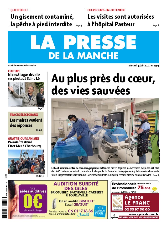 La Presse De La Manche N°23474 Du 30 Juin 2021 à Télécharger Sur Ipad