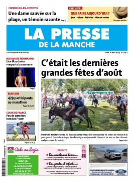 La Presse de la Manche N°22902 du 26 août 2019 à télécharger sur iPad