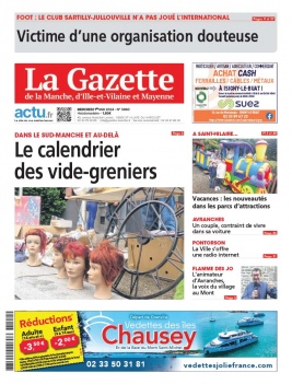 La Gazette de la Manche N°3960 du 01 mai 2024 à télécharger sur iPad