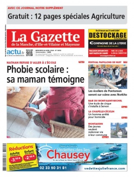 La Gazette de la Manche N°3959 du 24 avril 2024 à télécharger sur iPad