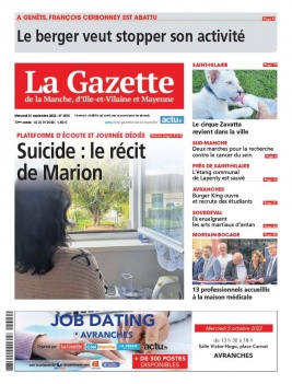 La Gazette de la Manche 21 septembre 2022