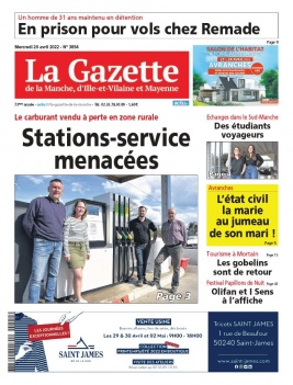 La Gazette de la Manche N°3854 du 20 avril 2022 à télécharger sur iPad