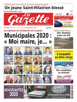 La Gazette de la Manche N°3742 du 26 février 2020 à télécharger sur iPad