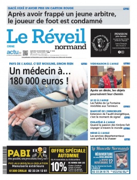 Lisez Le Réveil Normand - Orne du 20 novembre 2024 sur ePresse.fr