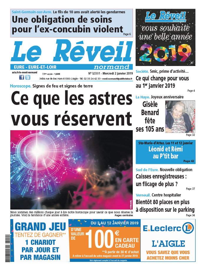 Le Reveil Normand N 3231 Du 02 Janvier 19 A Telecharger Sur Ipad