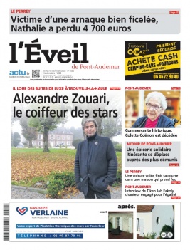 Lisez L'Eveil Pont-Audemer du 19 novembre 2024 sur ePresse.fr