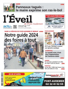 L'Eveil Pont-Audemer N°2566 du 23 avril 2024 à télécharger sur iPad