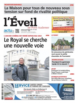 Lisez L'Eveil Pont-Audemer du 28 novembre 2023 sur ePresse.fr