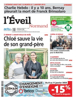 Lisez L'Eveil Normand du 08 janvier 2025 sur ePresse.fr