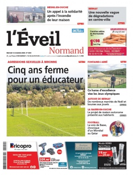 L'Eveil Normand N°2433 du 16 novembre 2022 à télécharger sur iPad