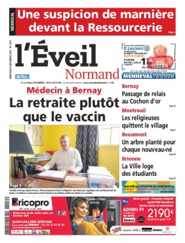 L'Eveil Normand N°2371 du 08 septembre 2021 à télécharger sur iPad