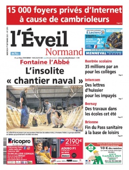 L'Eveil Normand N°2370 du 01 septembre 2021 à télécharger sur iPad
