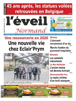 L'Eveil Normand N°2242 du 20 mars 2019 à télécharger sur iPad