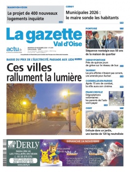 Lisez La Gazette du Val d'Oise du 20 novembre 2024 sur ePresse.fr