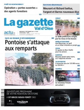 Lisez La Gazette du Val d'Oise du 27 septembre 2023 sur ePresse.fr