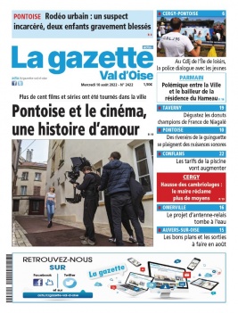 La Gazette du Val d'Oise N°2422 du 10 août 2022 à télécharger sur iPad