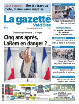 La Gazette du Val d'Oise N°2413 du 08 juin 2022 à télécharger sur iPad