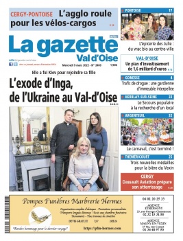La Gazette du Val d'Oise N°2400 du 09 mars 2022 à télécharger sur iPad