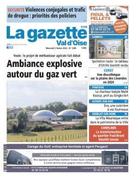 La Gazette du Val d'Oise N°2395 du 02 février 2022 à télécharger sur iPad