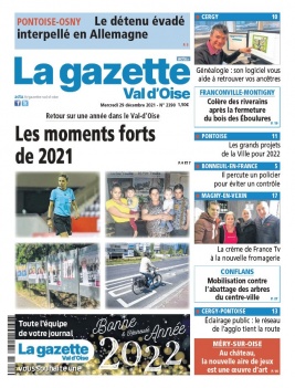 La Gazette du Val d'Oise N°2390 du 29 décembre 2021 à télécharger sur iPad