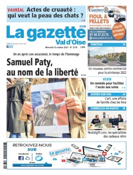 La Gazette du Val d'Oise N°2379 du 13 octobre 2021 à télécharger sur iPad