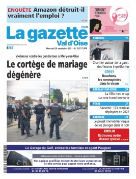 La Gazette du Val d'Oise N°2377 du 29 septembre 2021 à télécharger sur iPad