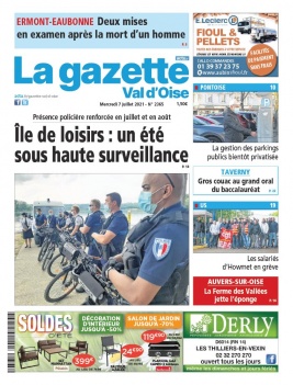 La Gazette du Val d'Oise N°2365 du 07 juillet 2021 à télécharger sur iPad