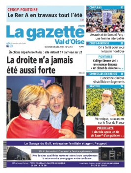 La Gazette du Val d'Oise N°2364 du 30 juin 2021 à télécharger sur iPad