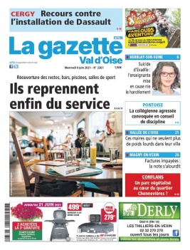 La Gazette du Val d'Oise N°2361 du 09 juin 2021 à télécharger sur iPad