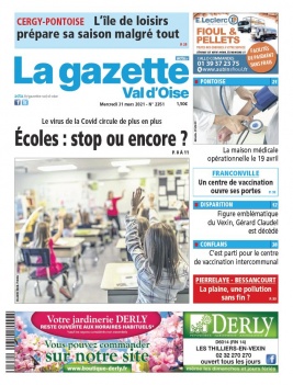 La Gazette du Val d'Oise N°2351 du 31 mars 2021 à télécharger sur iPad