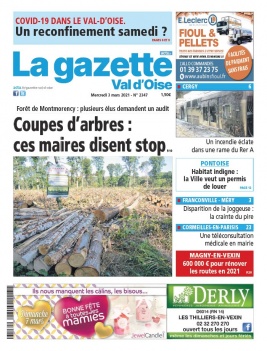 La Gazette du Val d'Oise N°2347 du 03 mars 2021 à télécharger sur iPad