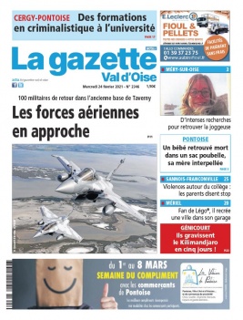 La Gazette du Val d'Oise N°2346 du 24 février 2021 à télécharger sur iPad