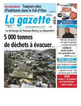 La Gazette du Val d'Oise N°2340 du 13 janvier 2021 à télécharger sur iPad