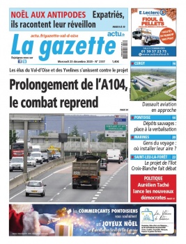 La Gazette du Val d'Oise N°2337 du 23 décembre 2020 à télécharger sur iPad