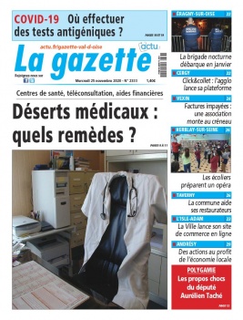 La Gazette du Val d'Oise N°2333 du 25 novembre 2020 à télécharger sur iPad