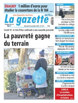 La Gazette du Val d'Oise N°2332 du 18 novembre 2020 à télécharger sur iPad